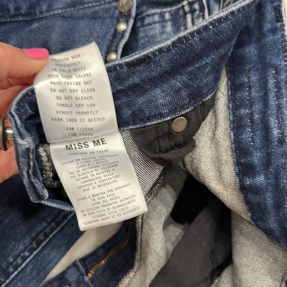 Md. Blue skinny jeans with bling size 28 - Picture 12 of 17